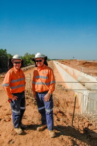 Baldwin Civil Employees Working on Canal Project