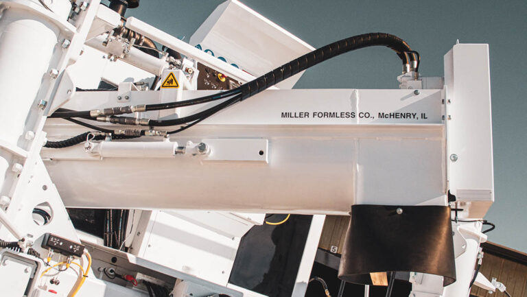 M-8800 Slipform Paver close up