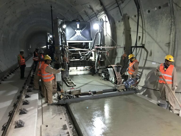 construction crew working in a tunnel