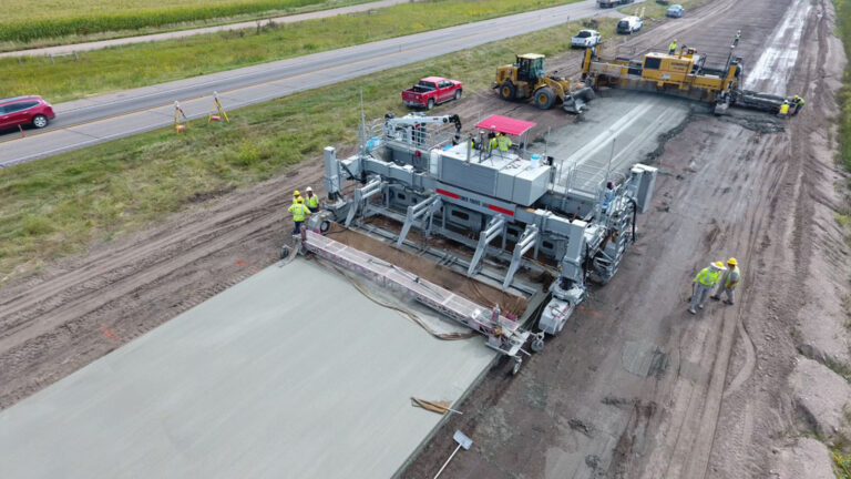 Freshly laid highway